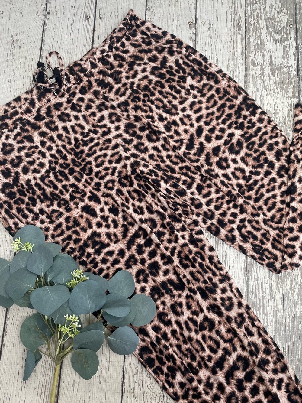 Soma Leopard Animal Print PJ Pajama Lounge Pants